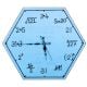 Handcrafted Mathematical Theme Wall Clock